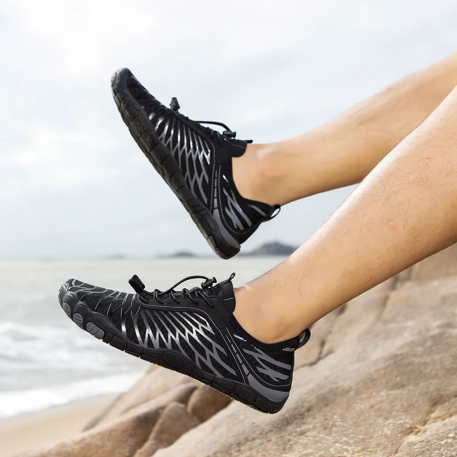 SCARPE BAREFOOT ULTRALEGGERE - SCARPE DA TREKKING MULTIUSO DA PORTARE A PIEDE NUDO CON SUOLA ADATTABILE AL PIEDE | PHANX - PHANX