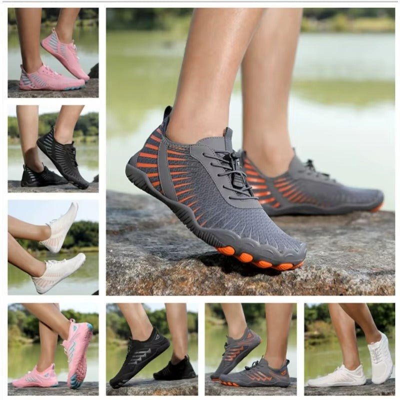 SCARPE BAREFOOT ULTRALEGGERE - SCARPE DA TREKKING MULTIUSO DA PORTARE A PIEDE NUDO CON SUOLA ADATTABILE AL PIEDE | PHANX - PHANX
